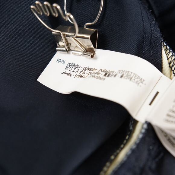 Zara Wide Leg Navy Blue Side Striped Trouser Tracker Pants Womens Sz S - Picture 13 of 14